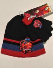 Bonnet+gants Ladybug Miraculous 