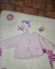Gilet obaibi rose paillettes 6 mois
