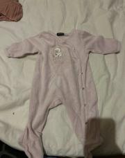Pyjama nounours étoile rose 6M