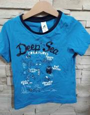 T-shirt bleu 