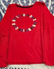 8ans t-shirt rouge hello kiabi