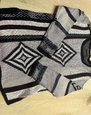 Pull street one taille 40/42 noir/ blanc 