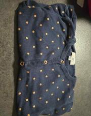 Gilet 5ans bleu pois