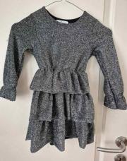 Robe noire paillettes -4ans