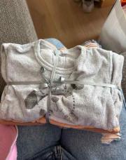 Lot 3 pyjamas garçon 6 m gris/orange/brun