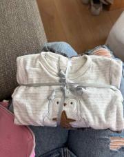 Lot 3 pyjamas garçon 3 m beige/noir/brun