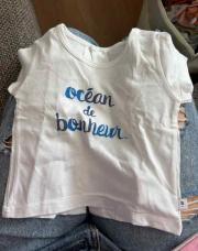 T-shirt blanc océan 3m
