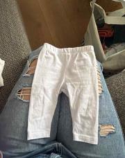 Legging blanc 3 mois 