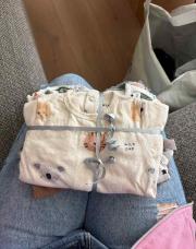 Lot 3 pyjamas 3 m beige/blanc/brun