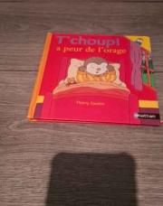 Livre tchoupi a peur de l'orage 