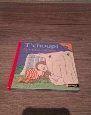 Livre tchoupi fait une cabane 