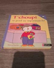 Livre tchoupi se perd au supermarché 