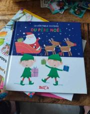 Livre la véritable histoire du père Noël 