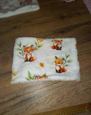Neuf, snood en polaire renard fait main  