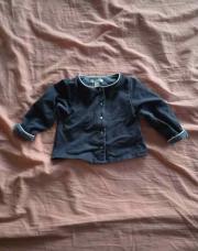 Gilet bleu coeur Okaidi 9 mois