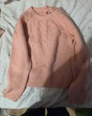 Pull en laine rose Sergent Major 8 ans
