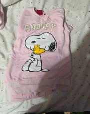 Ensemble jogging rose Snoopy 7/8 ans