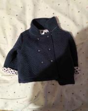 Gilet marine Petit Bateau 6 mois