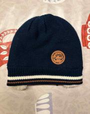 Bonnet bleu dino 12/18 mois 