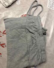Top de grossesse gris S 