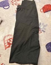 Legging gris foncé grossesse S 