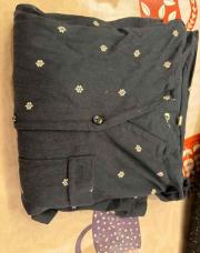 Robe de nuit maternité S bleue C&A 