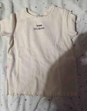 T-shirt crème Zara 5 ans