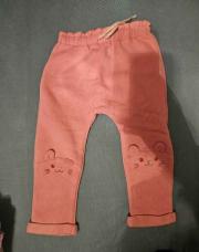 Pantalon neuf molletonné  rose in extenso 18 mois