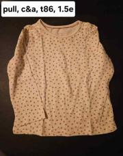 Pull ca petits pois 86cm