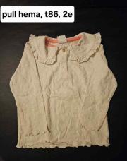 Pull hema blanc 86cm