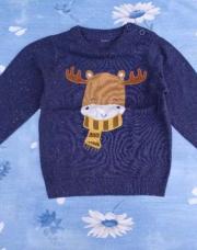 Pull Noël renne 24 mois