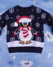Pull Noël pingouin 24 mois