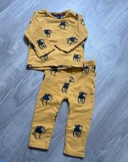 Ensemble babyface moutarde 68 cm