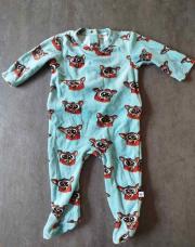Pijama Woody 3mois bleu / tête animal