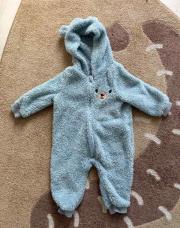 Combi doudou bleu 