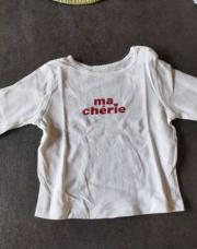 Tee-shirt manches longues Kiabi 3mois ma cherie