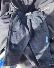 Pantalon bleu fonce