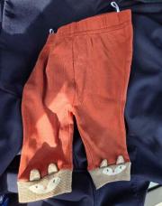 Pantalon taupe orange