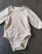 Tee-shirt manches longues body Zeeman 3mois beige