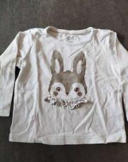 Tee-shirt manches longues C&A 6mois lapin