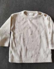 Tee-shirt manches longues Zeeman 1mois beige