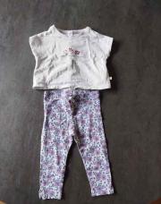 Tenue Obaibi 6mois fleure mauves