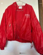Coupe vent rouge Bershka taille S 