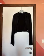 Chemise en satin noir Bershka taille L