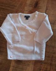 Gilet cache coeur rose 1 mois