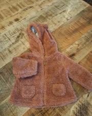 Veste teddy brune 9m