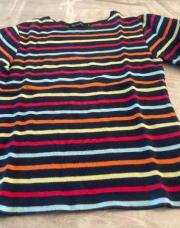T-shirt m-longues ligné 8 ans