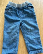 Jeans avec élastique gris 