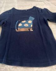 T-shirt M-longues chat 