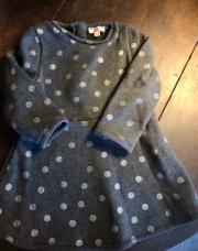 Robe pois pareil au même 2 ans